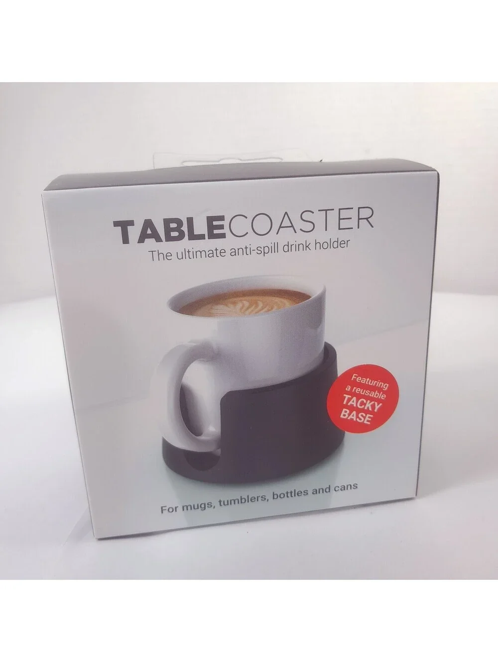 NEW TableCoaster ultimate Anti-Spill Drink Holder Table Desk Cup Holder RV Boat